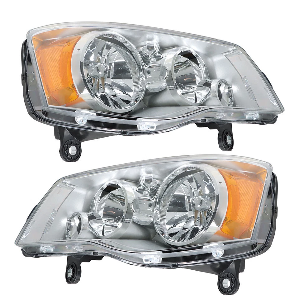 LABLT Headlights For 11-19 Dodge Grand Caravan 08-16 Chrysler Town&Country Pair - Image 2 of 4