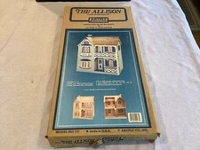 Vintage Artply "The Allison" Wooden Dollhouse Kit Complete Unused Model #77