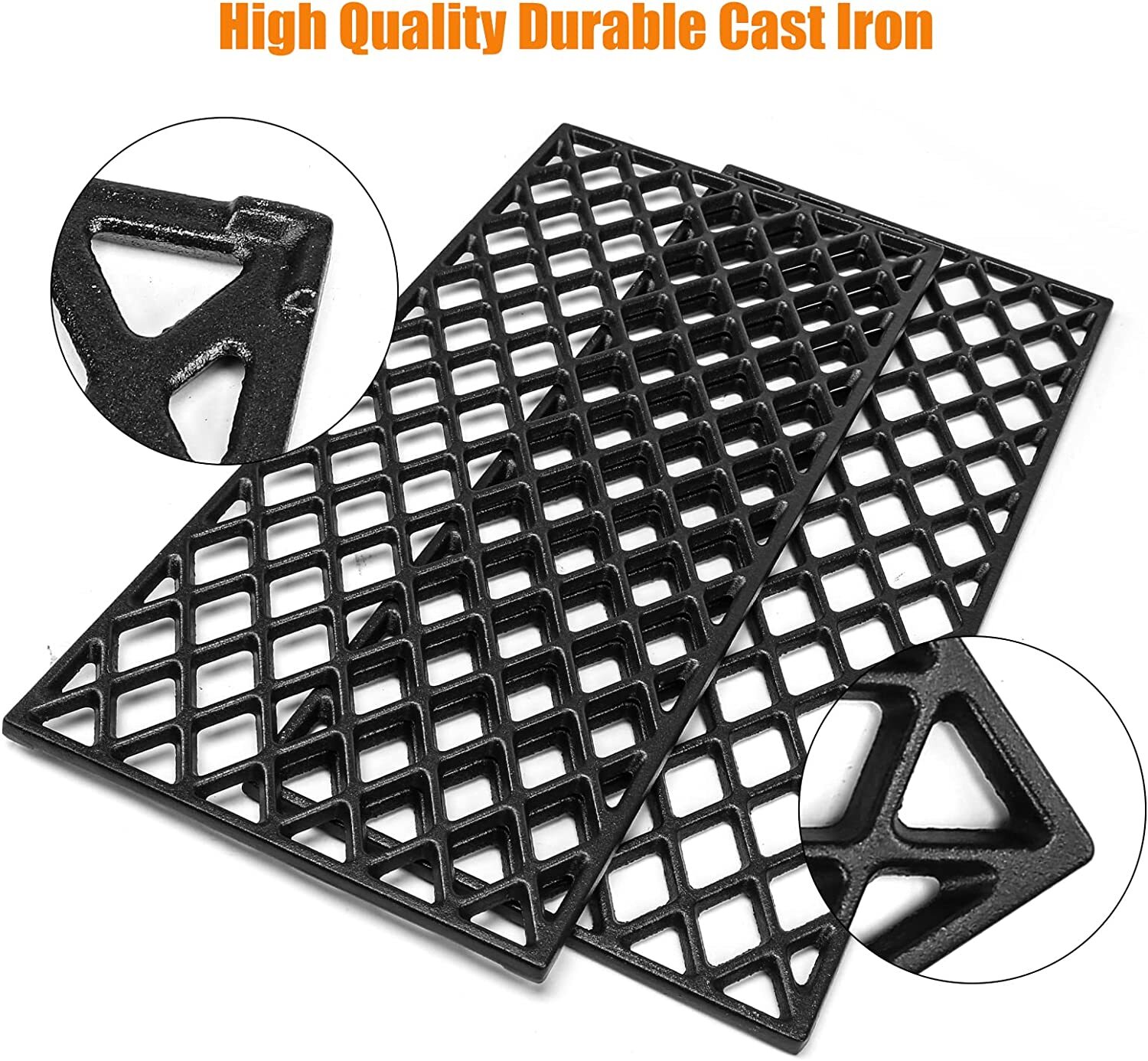 Cast Iron Grill Cooking Grates for Member's Mark Grill GR2210601MM00,3 Pack eBay