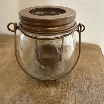 Farmhouse Mason Jar TEA Light Candle Holder