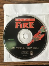 Black Fire Sega Saturn Tested and Works