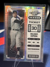 2023 Panini  - Contenders Optic Season Ticket Hyper Prizm Orlando Cepeda /75