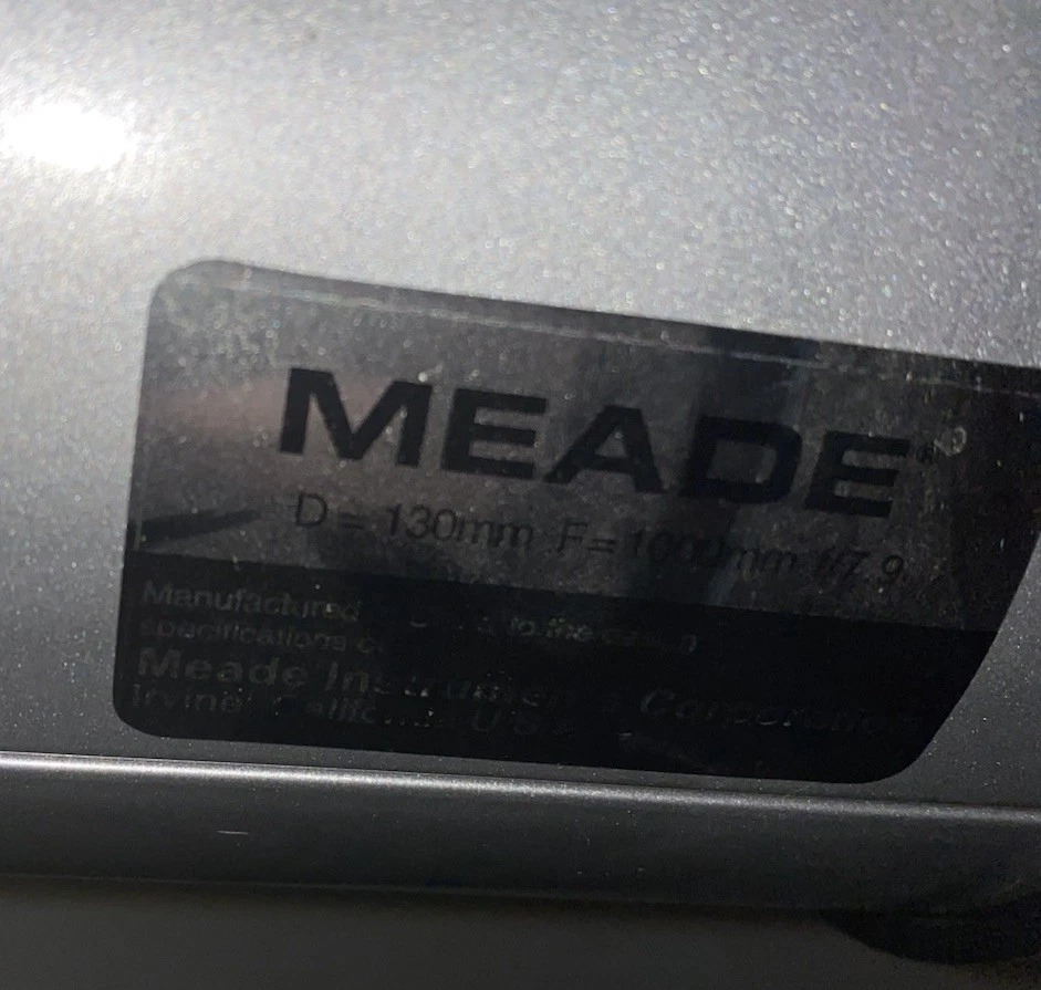 Meade DS-2130 ATS-LNT Altazimuth Reflector Self Guided Telescope TESTED WORKING! - Image 2 of 4