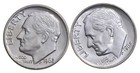Choice Unc 1962 P+D Roosevelt Dime Gem BU Collection Lot Set *8542 — photo 1