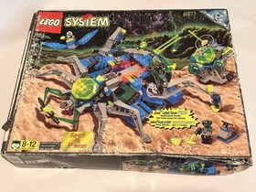 LEGO 6977 Insectoids Arachnoid Star Base Complete Minifigs Manual & Box -WORKS