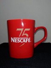 Nescaf&eacute; 75th Anniversary Mug (Limited Edition) Red Square 12 Oz Mug Leaf Handle