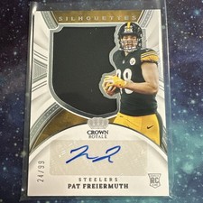 2021 Panini Chronicles - Crown Royale Silhouette Autographs Pat Freiermuth...