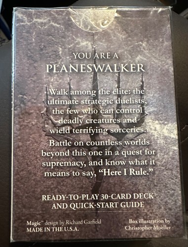 MTG 2010 Origins M11 Half Deck Black Liliana Vess Promo Starter NEW SEALED - Picture 2 of 3