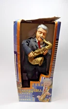 Vintage President Bill Clinton aka "Uptown Bill" Playing Saxophone 14"