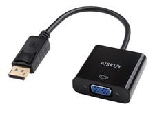Displayport to VGA Adapter, DP Male to VGA Female Converter PC Laptop Projector