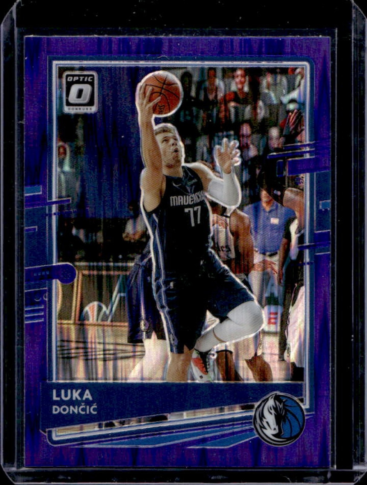 2020-21 Donruss Optic Luka Doncic Purple Shock #86 Mavericks