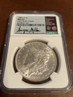 1885 O Morgan Silver Dollar NGC MS63 GSA Soft Pack Designation, signed