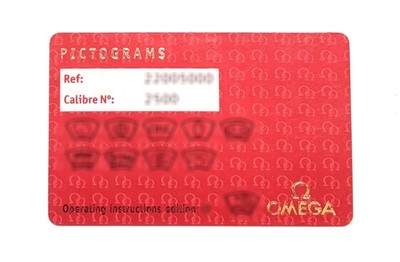 Omega Seamaster Railmaster Pictograms Caliber 2403 Cert 2503.52.00 OEM Authentic