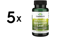 5 X Swanson Full Spectrum Spearmint Leaf, 400Mg - 60 Caps (151,07 Eur/Kg)