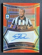 Patrice Evra 2024-25 Panini Select Serie A Signatures Red Auto #SS-PE -TM1