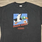 Vintage Duck Hunt Shirt Mens XL Nintendo 2003 Arcade Video Game Tee 00s Retro