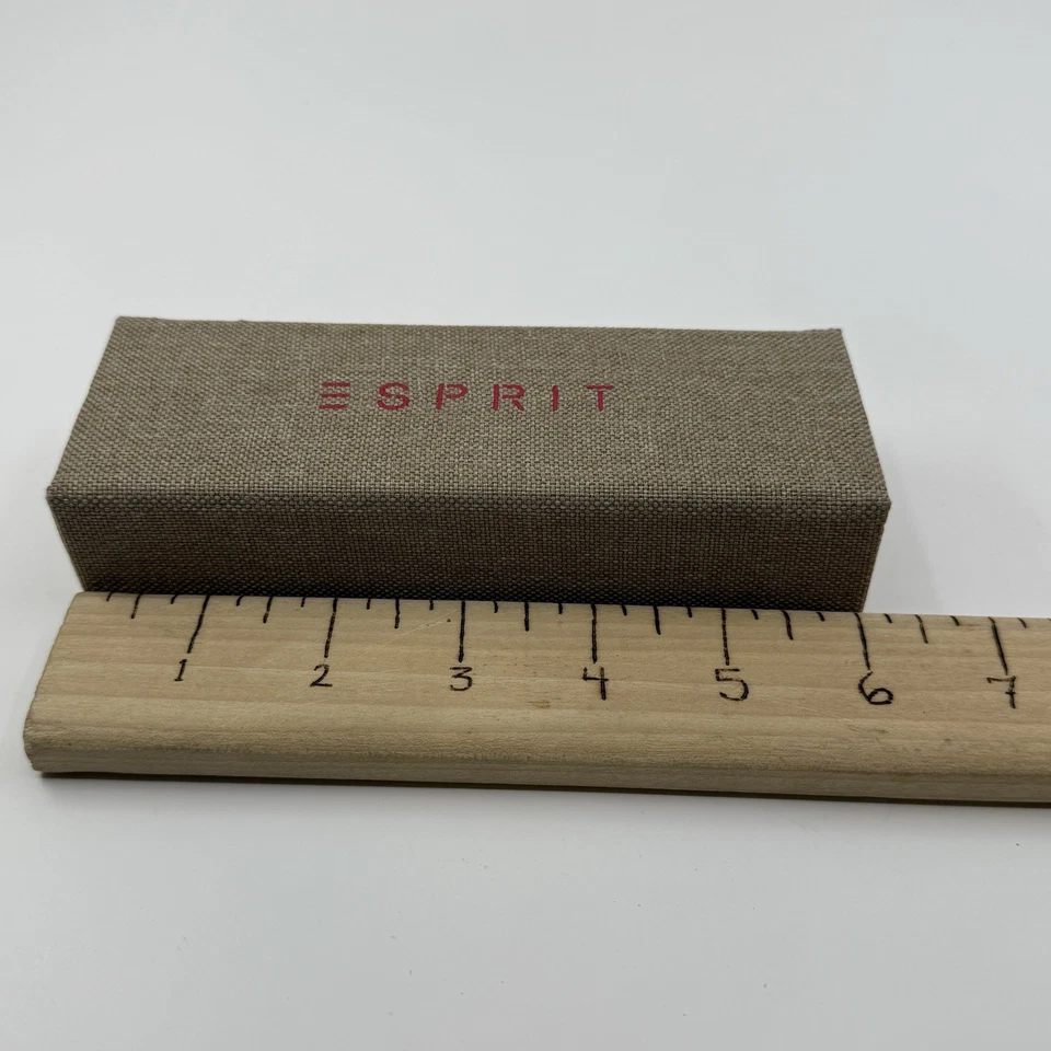Esprit Fabric Folding Sunglasses Glasses Case Beige NWOT - Image 3 of 4