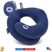 Adjustable Neck Pillow for Travel – Soft Double Support for Ultimate Relaxation