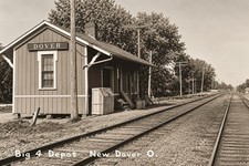 REPRINT RPPC Depot Railroad Train Station, Ne...