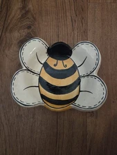 Lori Ellyn Busy As A Bee Pottery Trinket Dish