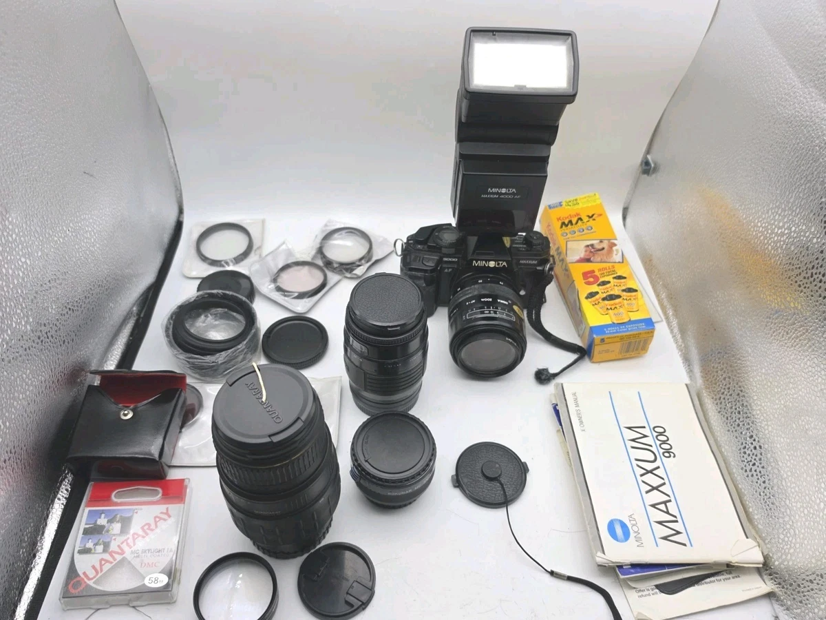 MINOLTA 9000 フィルムカメラ カメラケース付き Minolta Maxxum 9000 Film Cameras for sale | eBay