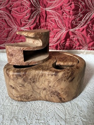 Handgefertigte British Columbia Ahornholz Andenkenbox / Schmuckschatulle Aufbewahrungsbox