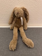 Happy Horse Hase braun Plüsch Kuschel Stofftier Schlenker ca. 30 cm neuwertig