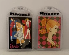 BARBIE FRIDGE MAGNETS 2004 ATA-BOY LOT OF 2 NEW IN PACKAGE