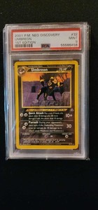 Umbreon 1st edition Neo Discovery, 32/75 PSA 9