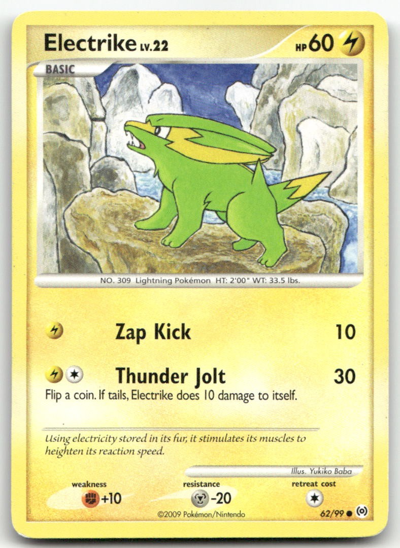 Electrike (62) #62/99 (MP) Arceus AR Pokemon
