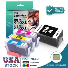 4-pk 910XL Ink Cartridges for HP OfficeJet Pro 8010e 8020e 8022e 8025e 8028e