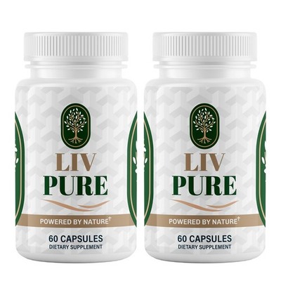 (2 Pack) Liv Pure Capsules For Liver Detox Support Weight Fat Loss Pills 60ct