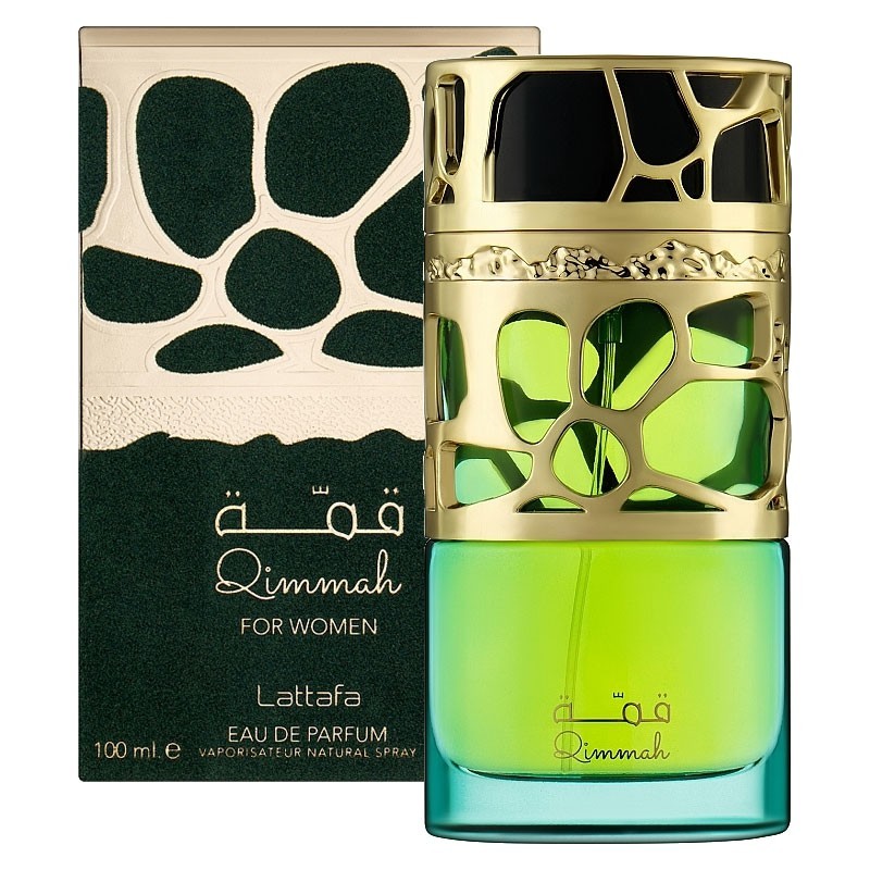 Qimmah Lattafa profumo arabo donna eau de parfum ambrata speziata 100ml