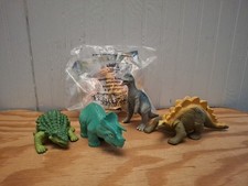 Wendys Definitely Dinosaurs Lot Of 5 Parasaurolophus Stegosaurus Ankylosaurus