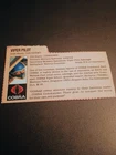Vintage G.I. Joe Viper Pilot File Card Blank Back Mail Away Filecard 1983