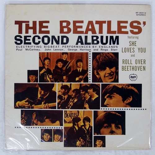 BEATLES SECOND ALBUM APPLE AP80012 Japan VINYL LP