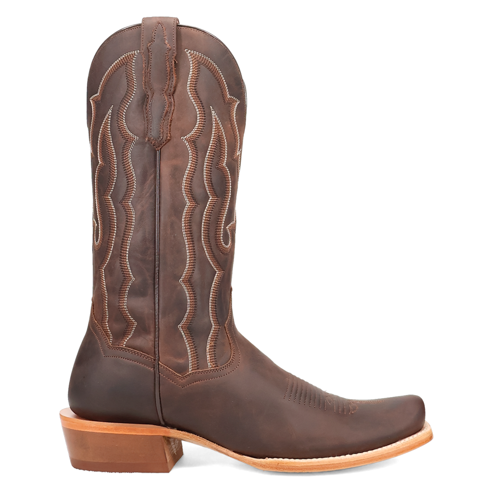 Dan Post Boots Oakwood Embroidered Square Toe Pull On Cowboy  Mens Size 10.5 D C