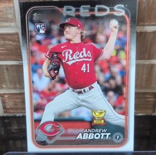 Topps 2024 Series 1 Andrew Abbott Cincinnati Reds Rookie #214