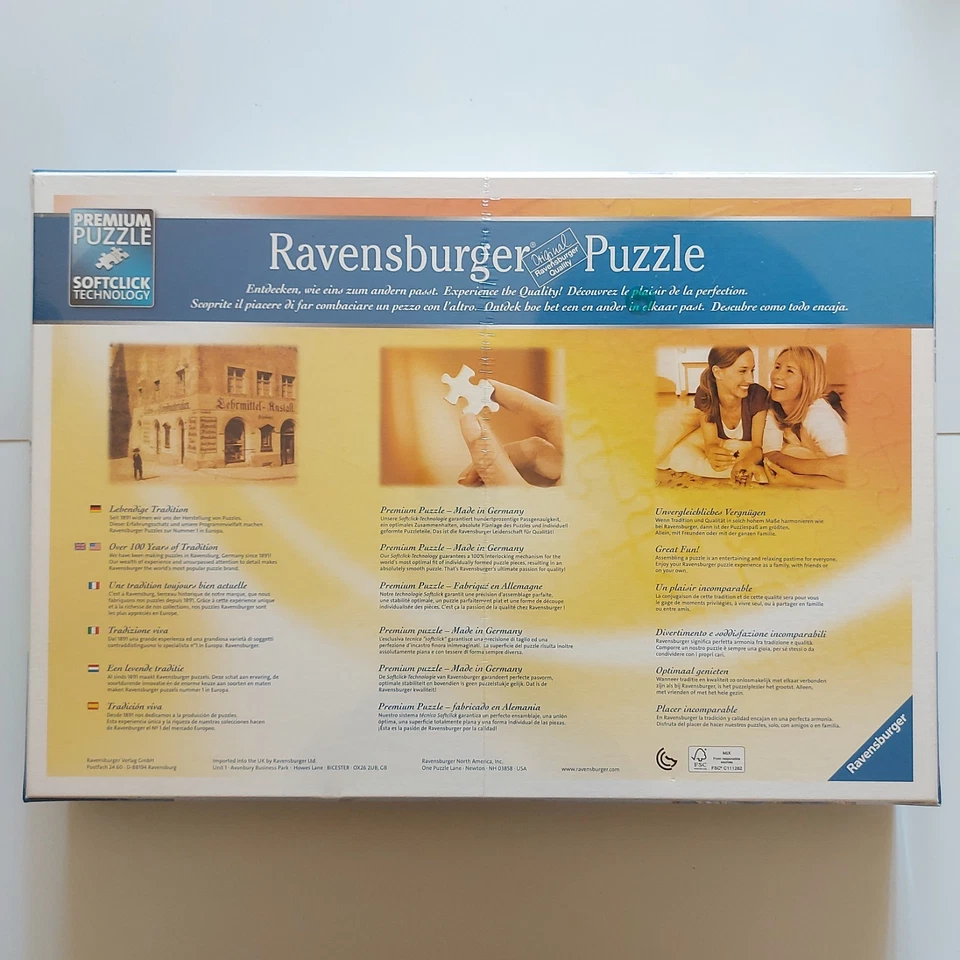 Puzzle Ravensburger 2000 Pezzi Panorama Wunder Der Welt World Wonders 2015 Nuovo - Immagine 2 di 4