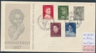 LS74591 Netherlands 1957 youth stamps cv 170 EUR FDC used