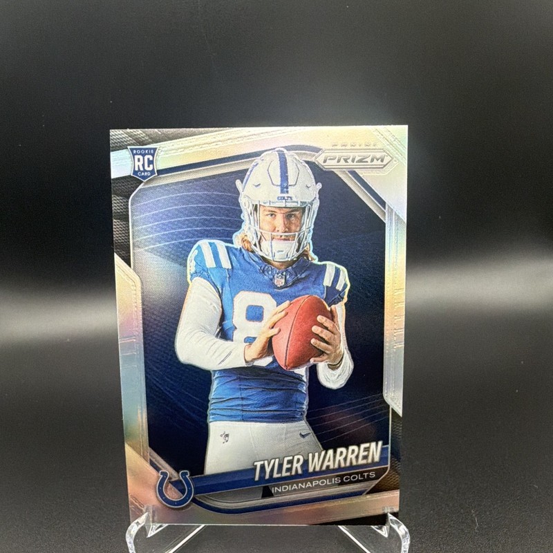 Panini 2025 Prizm Tyler Warren Colts Football NFL Rookie Variation Silver #417