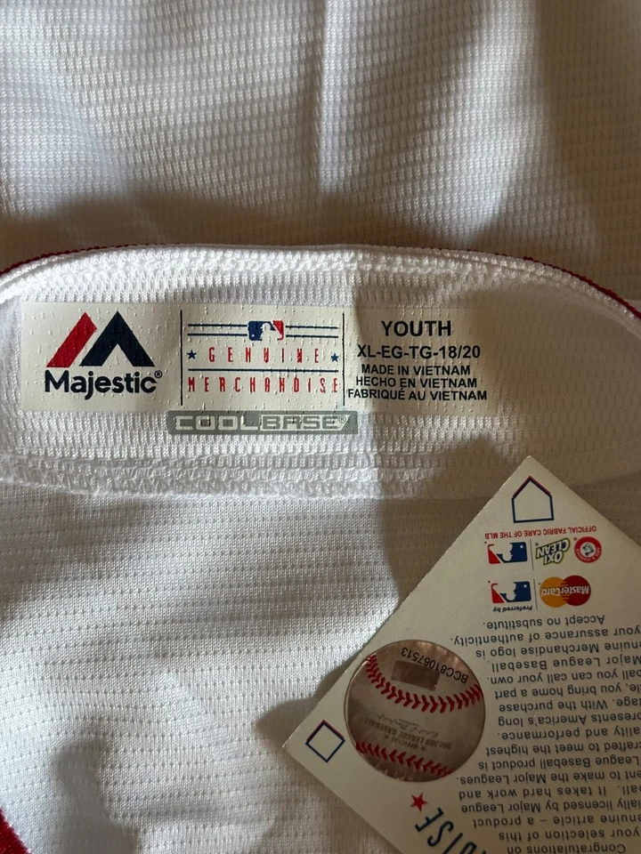 Majestic MLB Anaheim Angels Jersey Size Youth XL. - Image 2 of 4