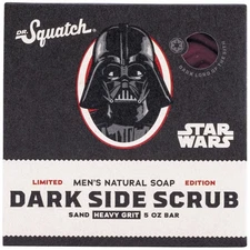 Dr. Squatch Dark Side Scrub Limited Edition Star Wars Soap 5 Oz