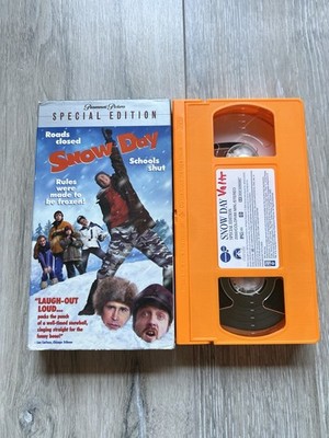 Snow Day VHS 2000 Chris Elliott, Nickelodeon Orange Tape - Tested