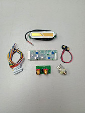 SUSTAINIAC STEALTH PRO KIT W AUX-RG BOARD GOLD SWITCHES WHT/GOLD SINGLE DRIVER