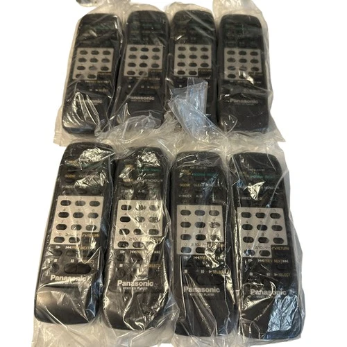 Lot of 8 Panasonic Video CD Player Remote Control RAK-SL407WH Brand New