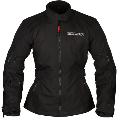 Damen Motorrad Jacke 42 - Modeka Luana Lady - wasserdicht schwarz