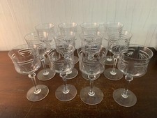 10 Gläser Wasser- Modell Anvers Geschliffen Nr. 11137 Kristall Saint Louis (