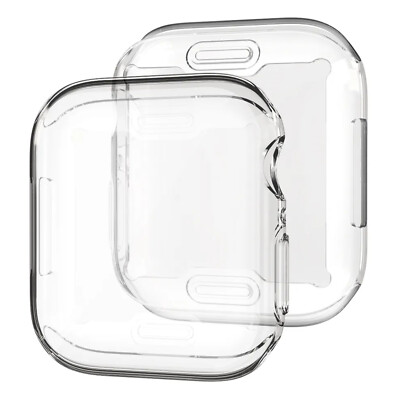 Silikon Case für Apple Watch Series 1-9 Cover 38-49mm 360 Grad Schutz Hülle TPU