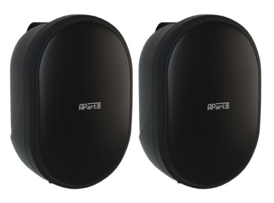 Apart Audio OVO5P-BL aktives Lautsprecherset schwarz/black 2 Lautsprecher NEU